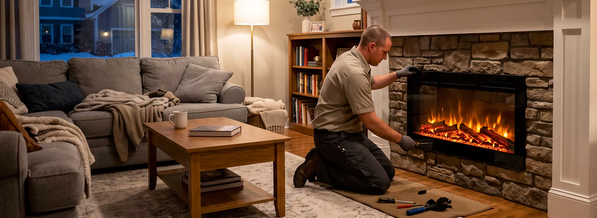 Electric Fireplace Installation Culver City in Culver City