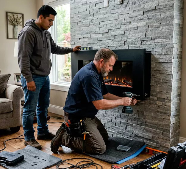 Certified Floating Fireplace Installation Company: Your Local Floating Mantel Installer in Culver City, CA