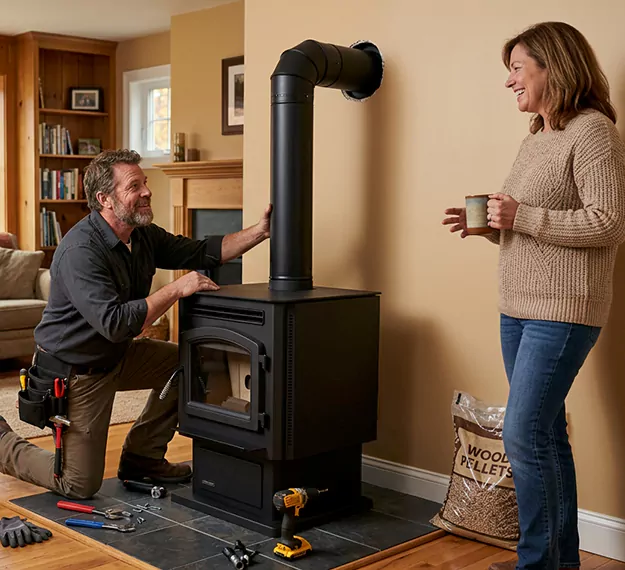 Certified Pellet Fireplace Installation Company: Your Local Pellet Stove Fitting Team in Culver City, CA