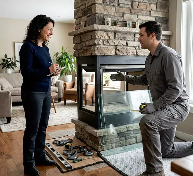 Certified Fireplace Glass Installation Company: Your Local Fireplace Glass Door Installer in Culver City, CA