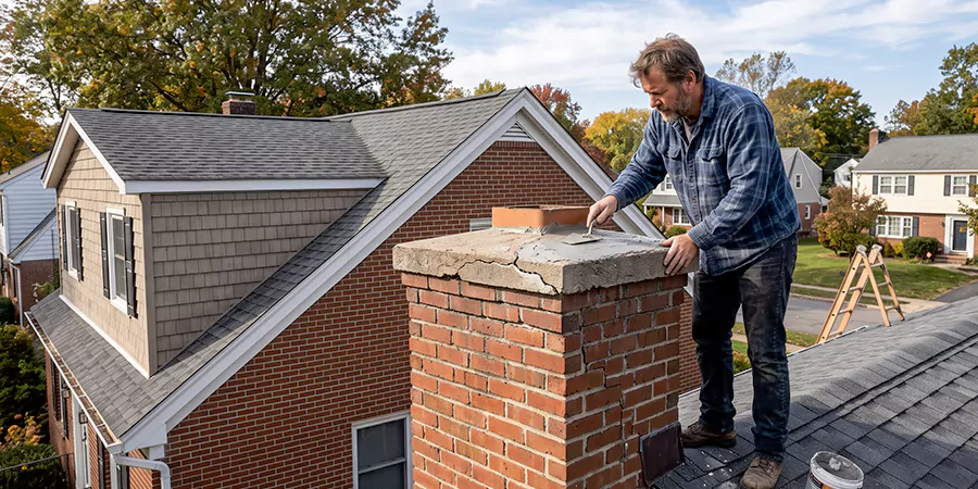 Brick Chimney Crown Repair Culver City
