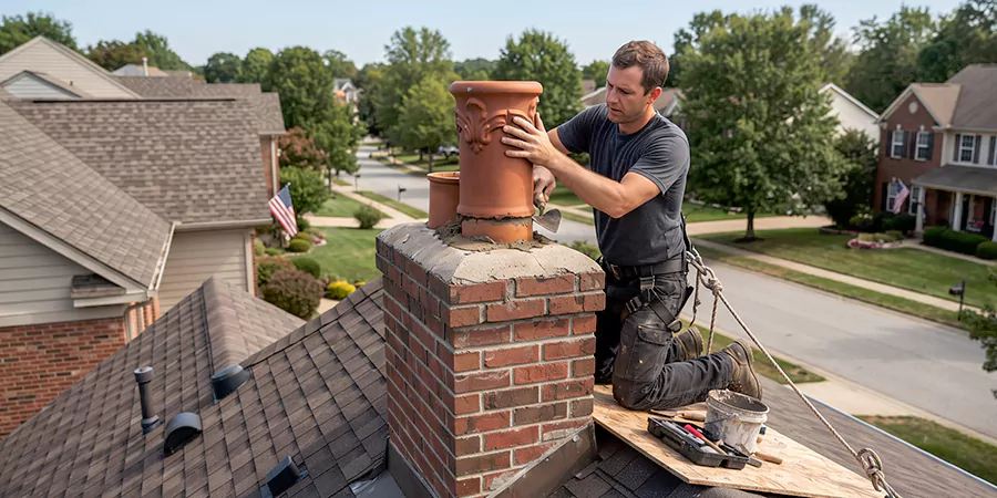 Decorative and Custom Chimney Pot Installation Culver City