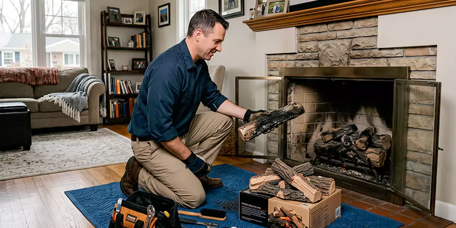 Replacing Gas Fireplace Logs Culver City