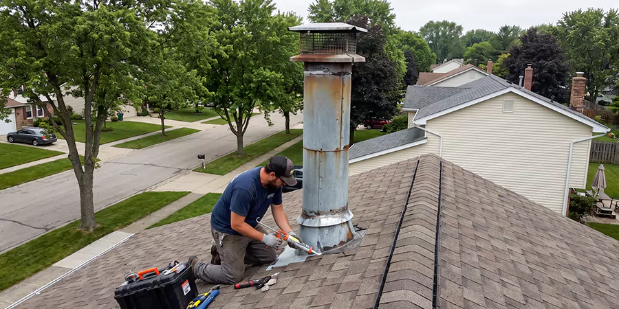 Stone, Stucco, and Metal Chimney Leak Repair Culver City