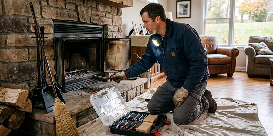 Wood Fireplace Repair in Culver City