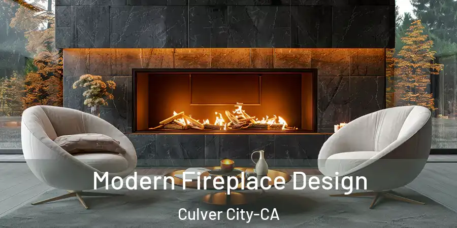 Modern Fireplace Design Culver City-CA